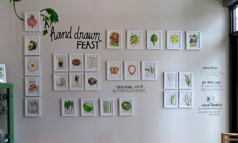 A Hand Drawn Feast Solo Exhibition