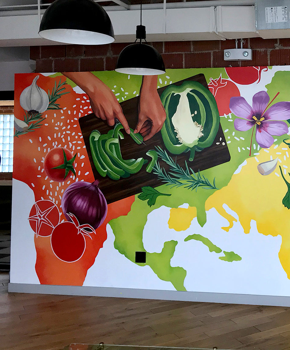 Murals for World Central Kitchen