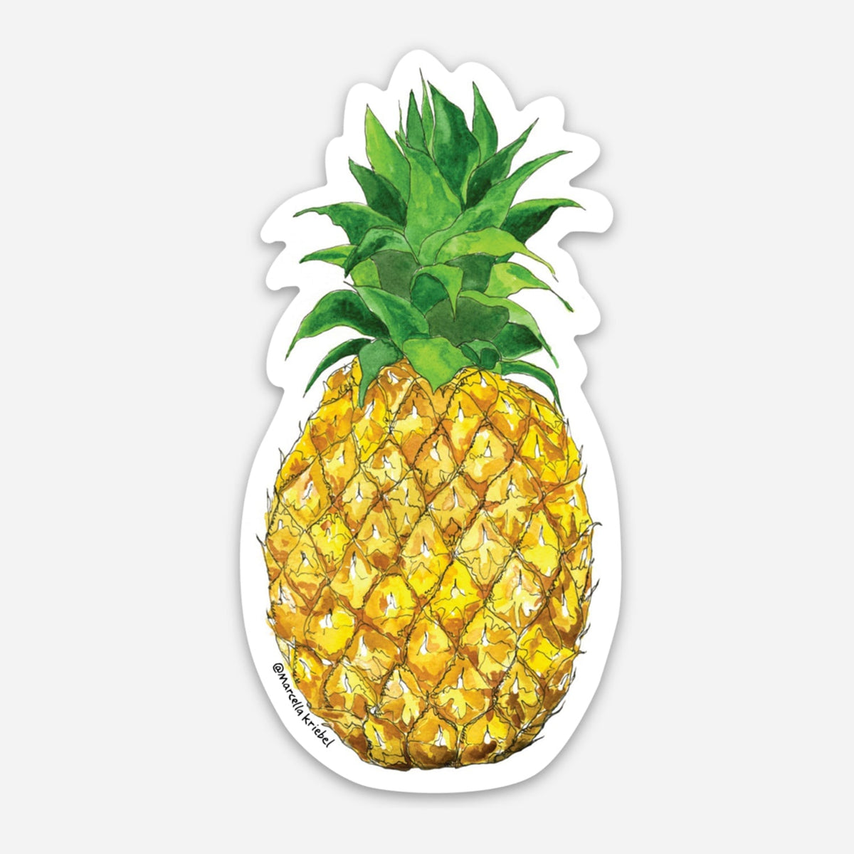 Waterproof Pineapple Sticker for Stanley Cup 