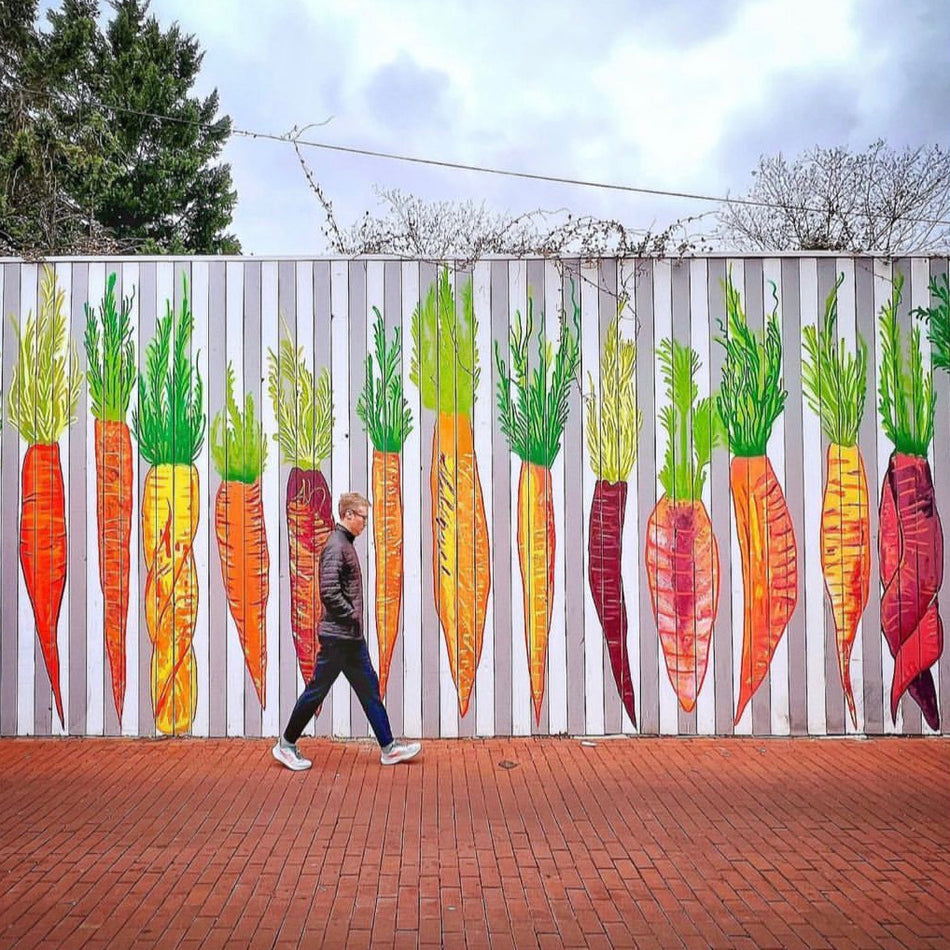 "XXIV Carrot" Mural in Blagden Alley