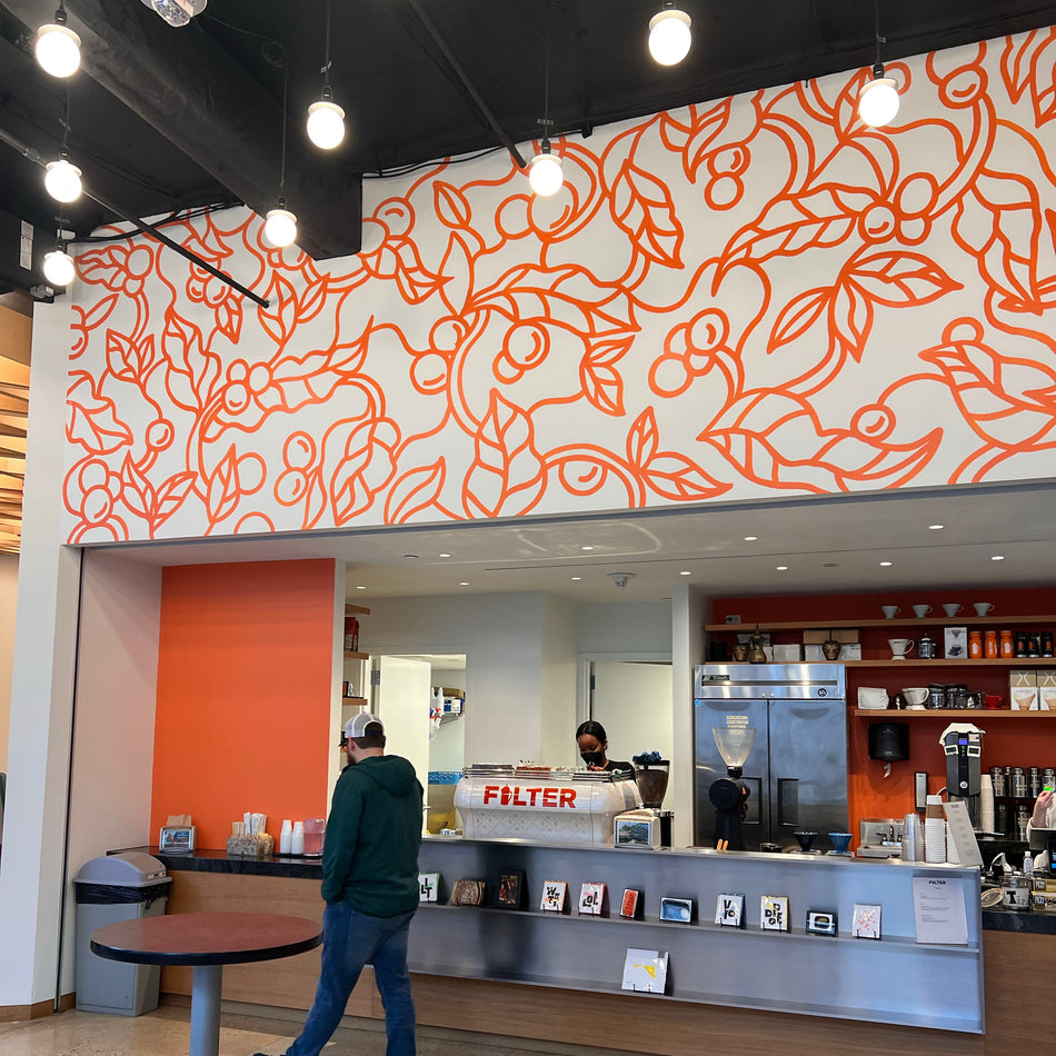 Filter Coffee Mural