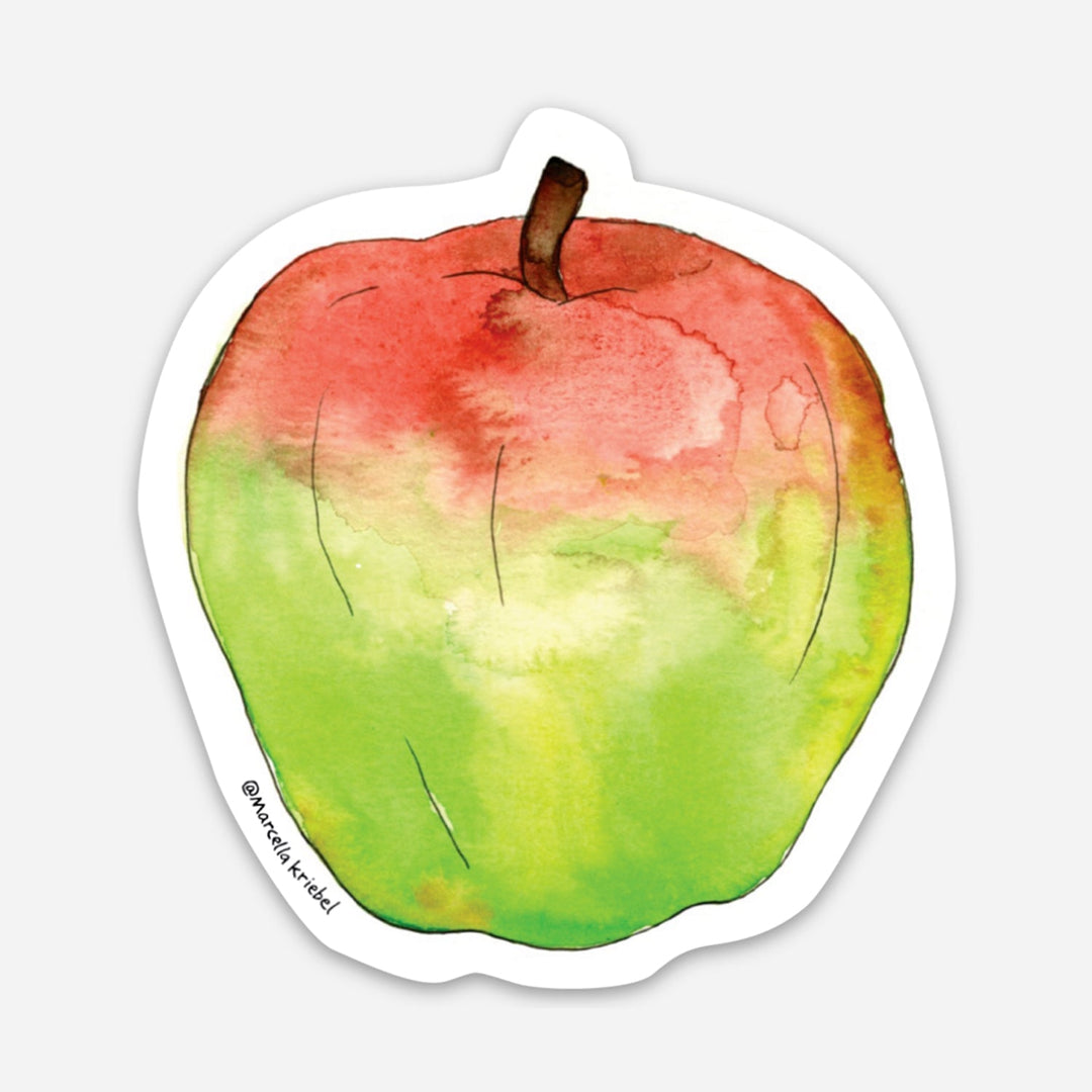 Watercolor Apples Vinyl