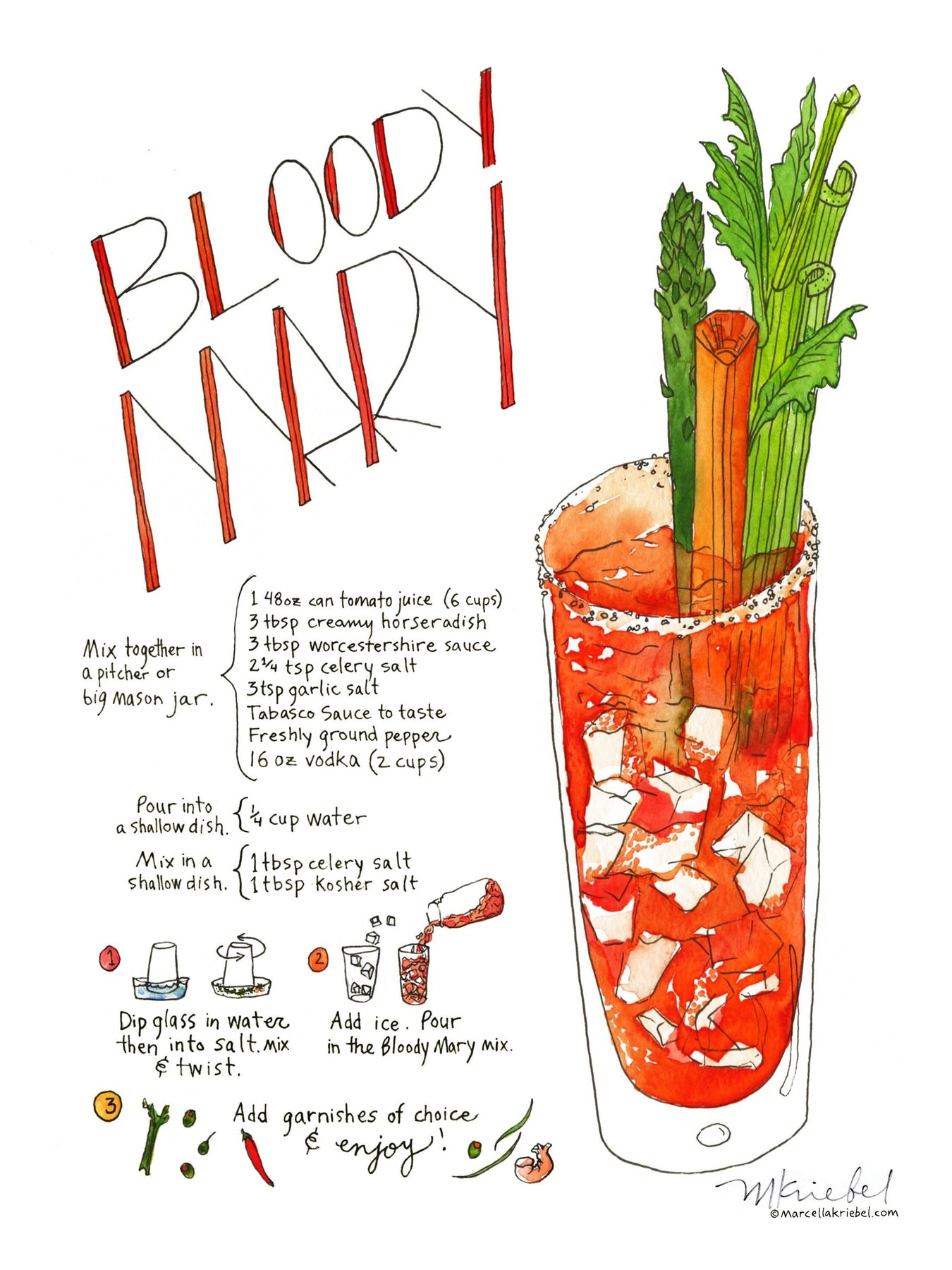 Mesmerizing Bloody Mary Recipe Image for Mobile Mesmerizing Bloody Mary Recipe Image for Mobile